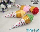 甜筒毛巾(綠黃紫粉桃橘紅咖8色擇一)(An10304)